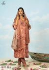 Aizel By T&M Muslin Silk Printed Embroidery Bulk Dress Material Orders In India
